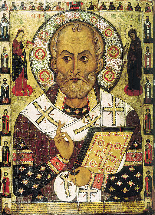 6. Dezember - Nikolaus von Myra, russische Ikone