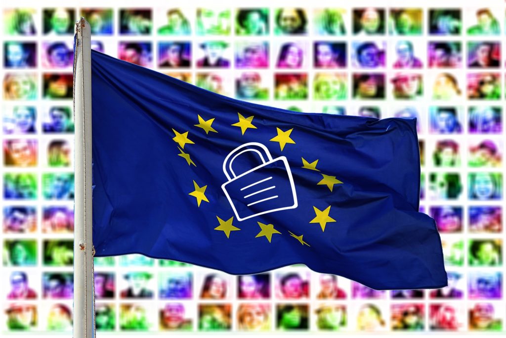Datenschutz (DSGVO) - Flagge der EU